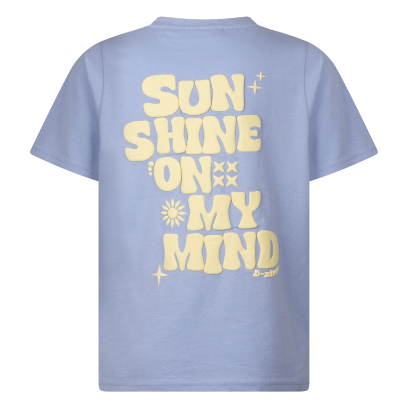 D-zine Ava Z10194 t-shirts korte mouw Pastel lila