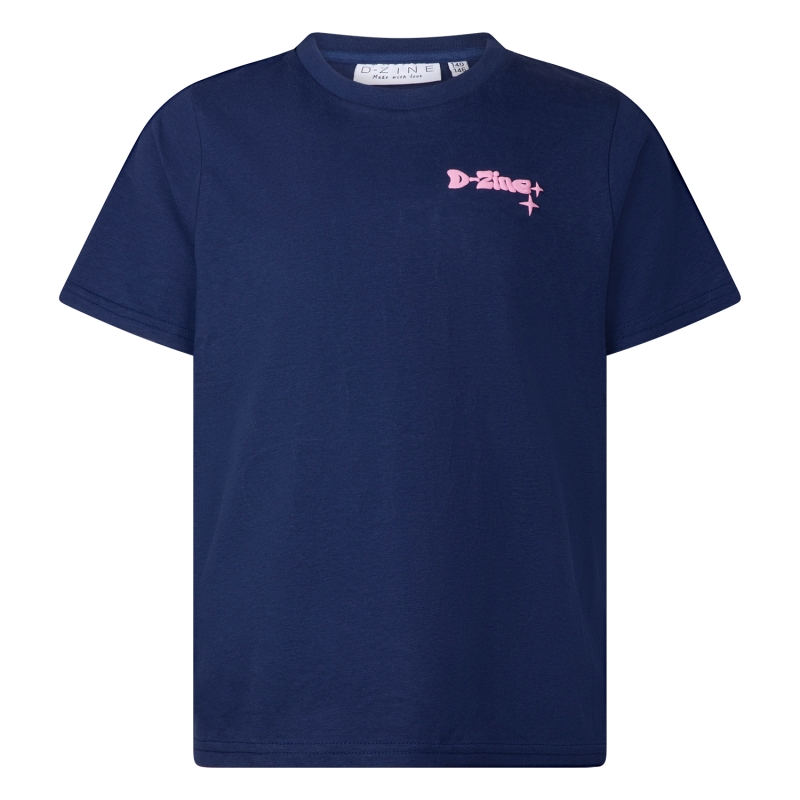D-zine Ava Z10194 t-shirts korte mouw Marine