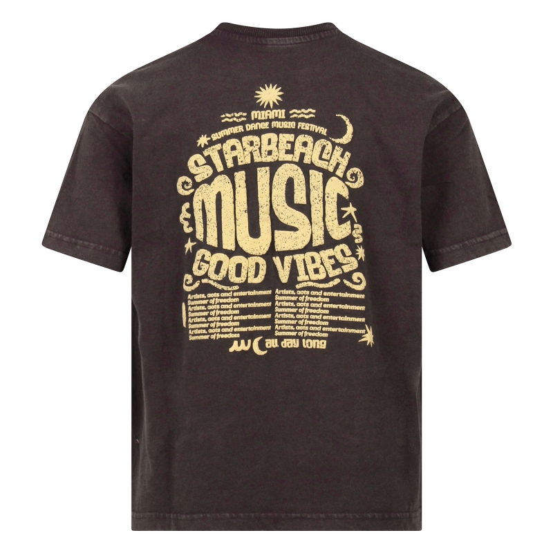 D-zine GT-91758B Z10563 t-shirts korte mouw Geel