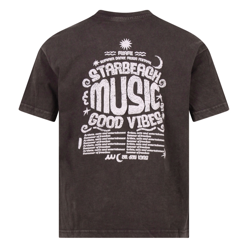 D-zine GT-91758B Z10563 t-shirts korte mouw Ecru