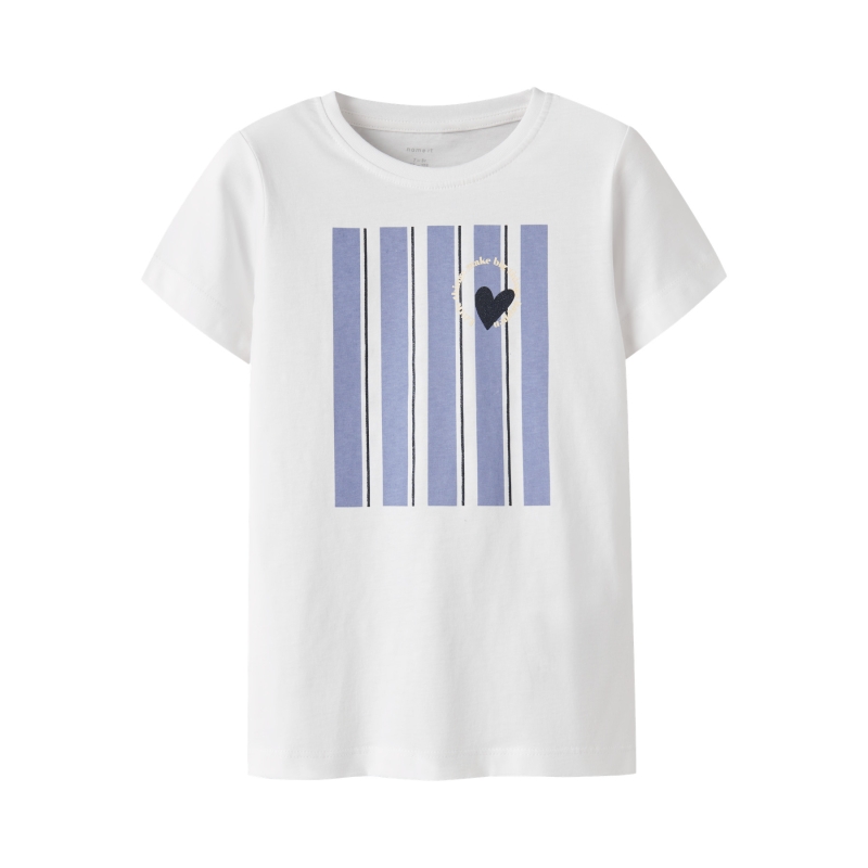 name it NKFFALALA SS NREG TOP BOX t-shirts korte mouw White