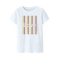 name it NKFFALALA SS NREG TOP BOX t-shirts korte mouw White