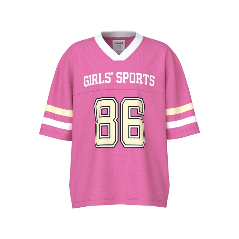 name it NKFDENNY SS RLX TOP t-shirts korte mouw Pink