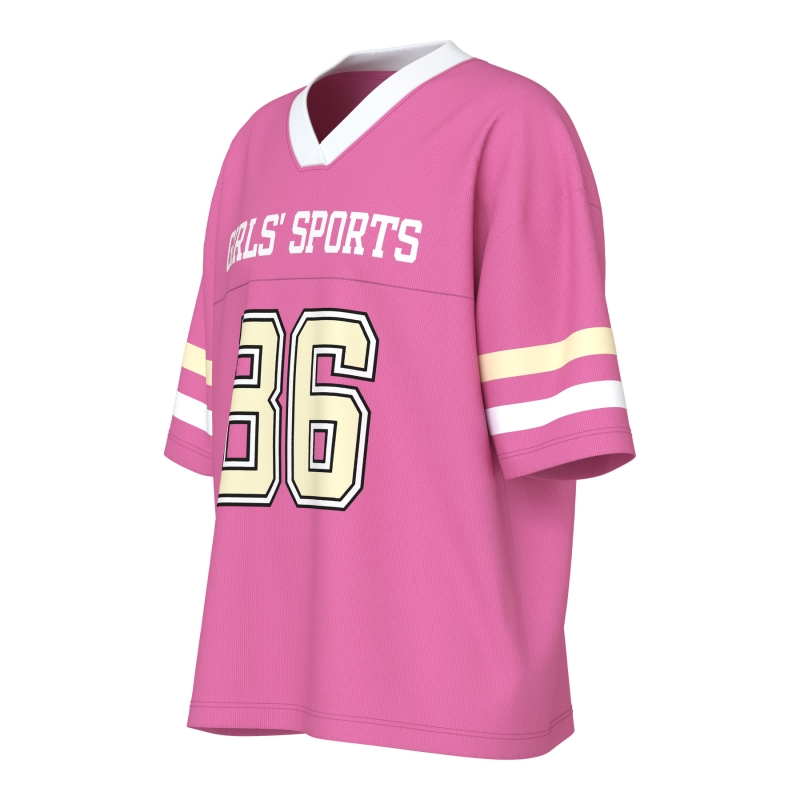 name it NKFDENNY SS RLX TOP t-shirts korte mouw Pink