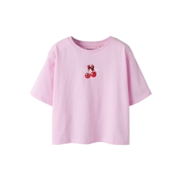 name it NKFFARINAZ SS NREG SHORT TOP BOX meisjes T-shirt korte mouw Pink