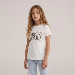 CARS jeans & casuals Inara kids meisjes T-shirt korte mouw Wit