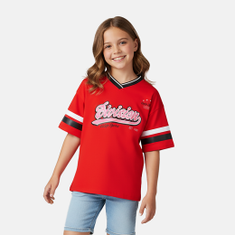 CARS jeans & casuals Foeba kids meisjes T-shirt korte mouw Rood