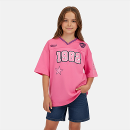 CARS jeans & casuals Foeba kids meisjes T-shirt korte mouw pink
