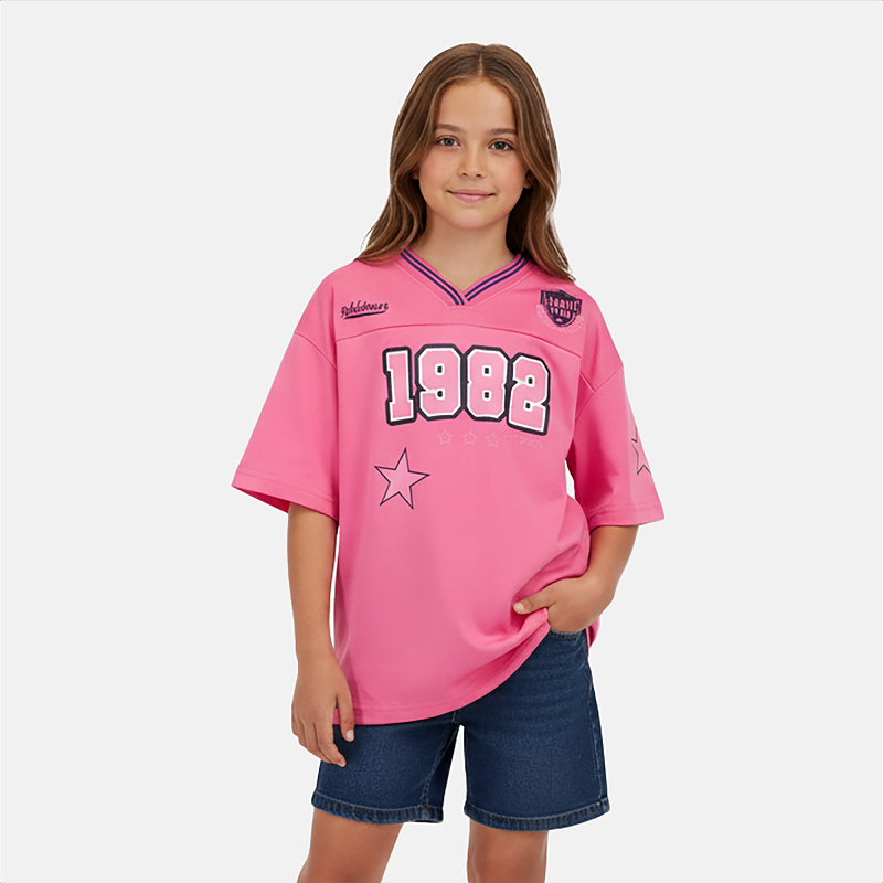 CARS jeans & casuals Foeba kids t-shirts korte mouw pink