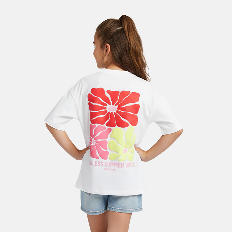 CARS jeans & casuals Junie kids t-shirts korte mouw Wit