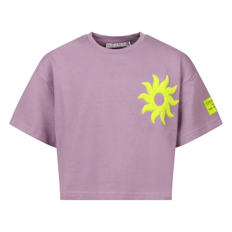 D-zine Angela Z10696 t-shirts korte mouw Lila