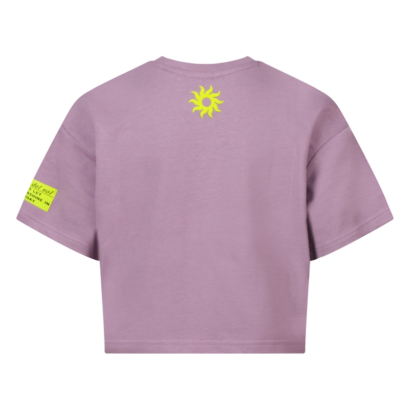 D-zine Angela Z10696 t-shirts korte mouw Lila