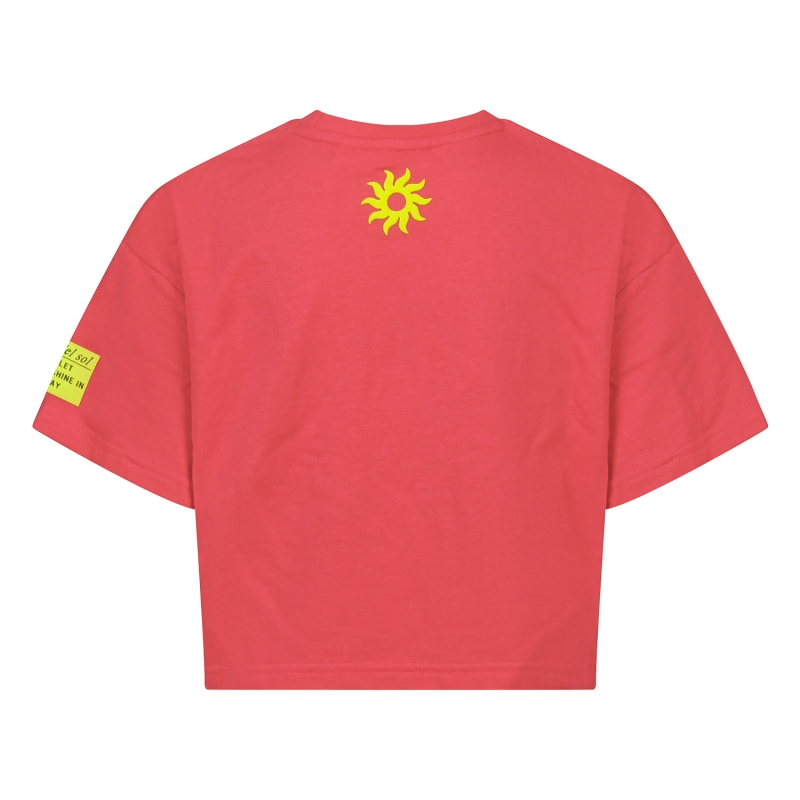 D-zine Angela Z10696 t-shirts korte mouw Rose donker