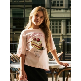 name it NKFKATIMO SS NREG TOP BOX meisjes T-shirt korte mouw Pink