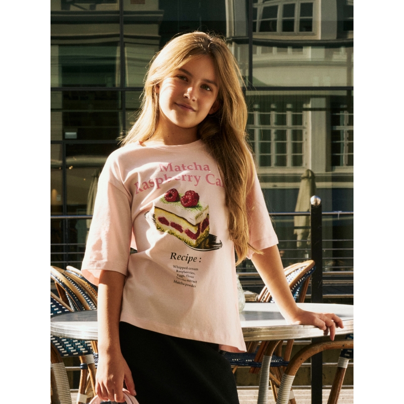 name it NKFKATIMO SS NREG TOP BOX t-shirts korte mouw Pink