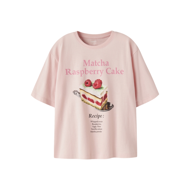 name it NKFKATIMO SS NREG TOP BOX t-shirts korte mouw Pink
