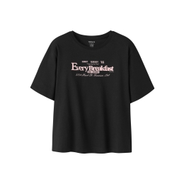 name it NKFKATIMO SS NREG TOP BOX meisjes T-shirt korte mouw Black