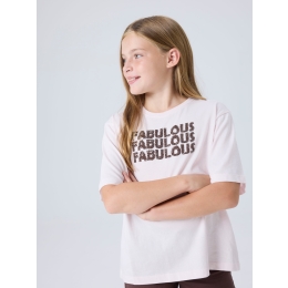 name it NKFKARINA SS NREG TOP PB meisjes T-shirt korte mouw Red