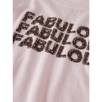 name it NKFKARINA SS NREG TOP PB t-shirts korte mouw Red