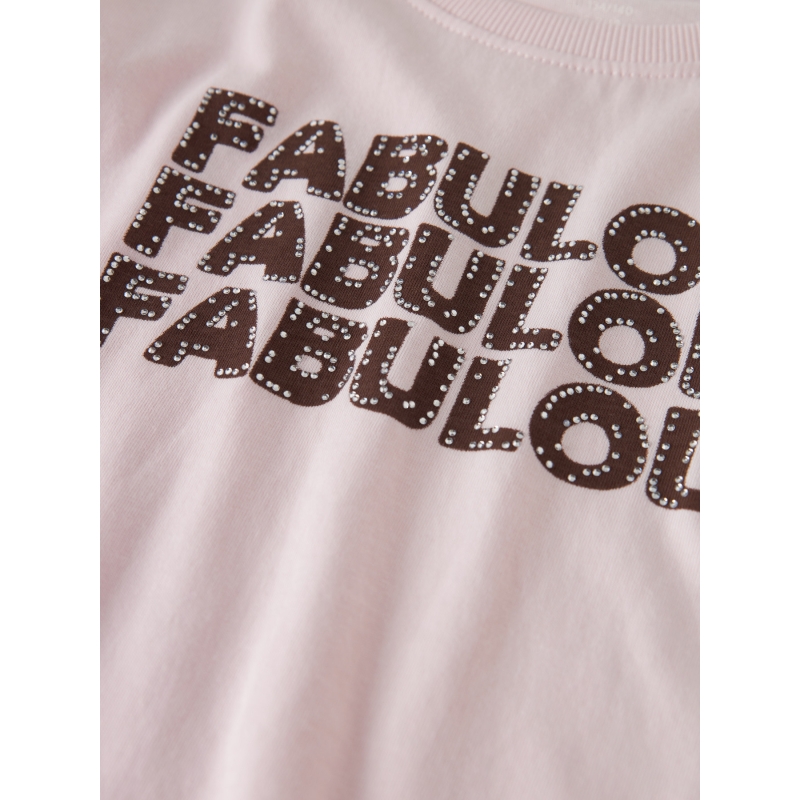 name it NKFKARINA SS NREG TOP PB t-shirts korte mouw Red