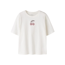 name it NKFKARINA SS NREG TOP PB meisjes T-shirt korte mouw White