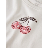 name it NKFKARINA SS NREG TOP PB t-shirts korte mouw White