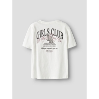 name it NKFTUVA SS NREG TOP BOX t-shirts korte mouw White