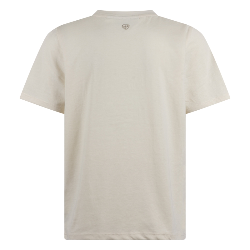 D-zine Beverly W20089 t-shirts korte mouw Ecru melee