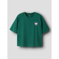 name it NKFLTOM SS RLX TOP t-shirts korte mouw Turquoise