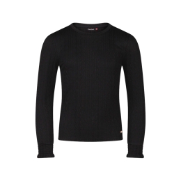 Persival 3110600 W10047 meisjes Meisjes t-shirts lange mouw Zwart