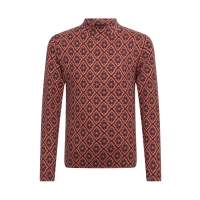 D-zine Tieneke W10121 t-shirt lange mouw Rood bordo