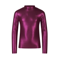 D-zine Tooske W10112 t-shirt lange mouw Paars donker