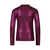 D-zine Tooske W10112 t-shirt lange mouw Paars donker