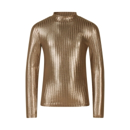 D-zine Tooske W10112 meisjes t-shirts lange mouw Brons