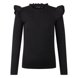 Persival 3310600 W20066 meisjes t-shirts lange mouw Zwart