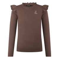 Persival 3310600 W20066 t-shirt lange mouw Bruin donker