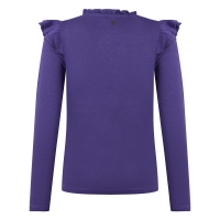 Persival 3310600 W20066 t-shirt lange mouw Paars fel