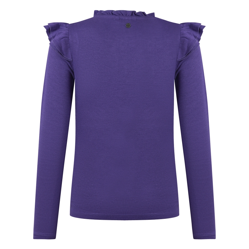 Persival 3310600 W20066 t-shirt lange mouw Paars fel