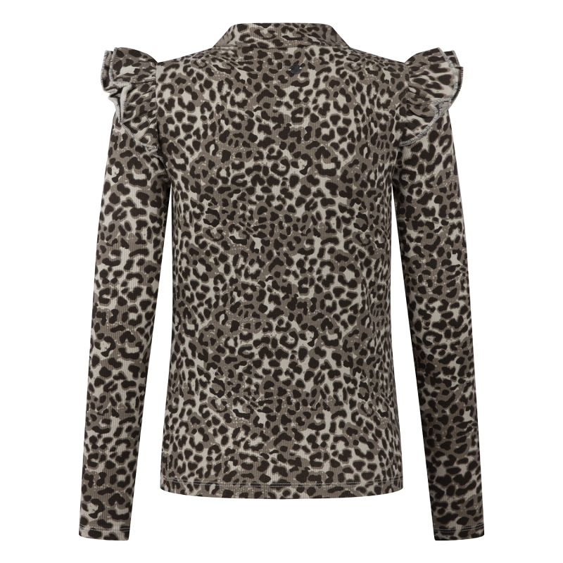 Persival 3310601 W20068 t-shirt lange mouw Bruin donker