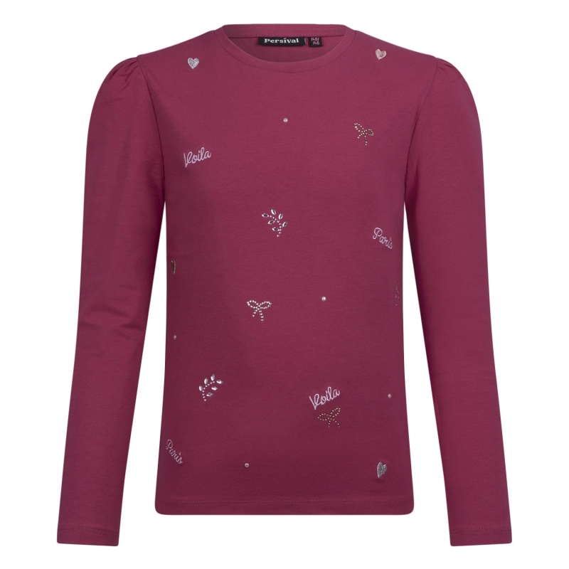 Persival 3310605 W20112 t-shirt lange mouw Cerise