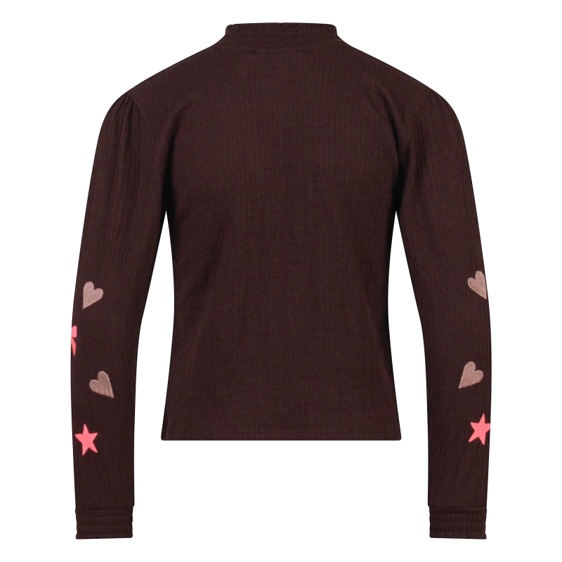 Persival 3310606 W20113 t-shirt lange mouw Bruin donker