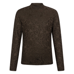 Persival 3310607 W20140 meisjes t-shirts lange mouw Bruin donker