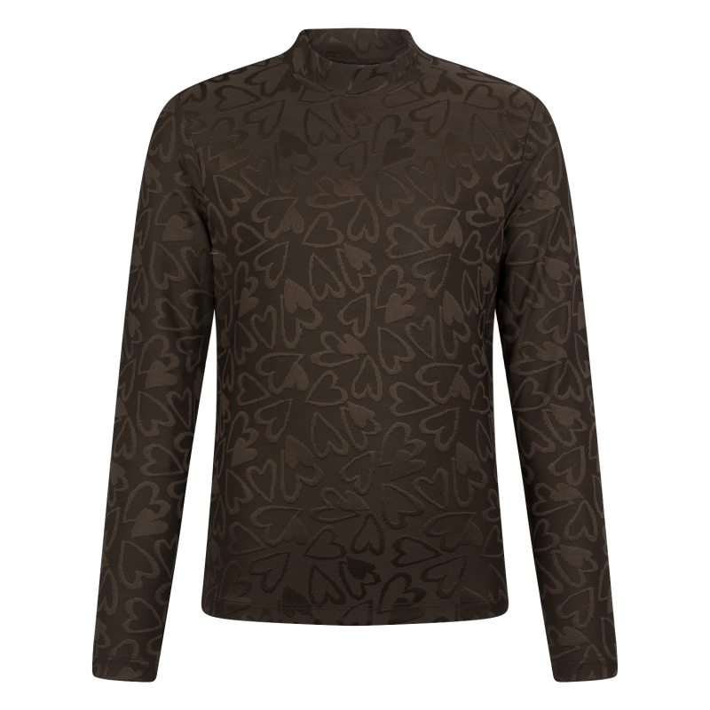 Persival 3310607 W20140 t-shirt lange mouw Bruin donker