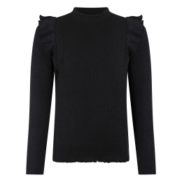 Persival 3310608 W20144 meisjes T-shirts lange mouwen Zwart