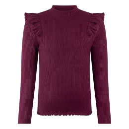 Persival 3310608 W20144 meisjes T-shirts lange mouwen Wijnrood