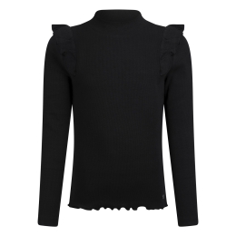 Persival 3310609 W20145 meisjes t-shirts lange mouw Zwart