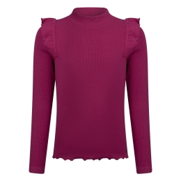 Persival 3310609 W20145 meisjes t-shirts lange mouw Cerise