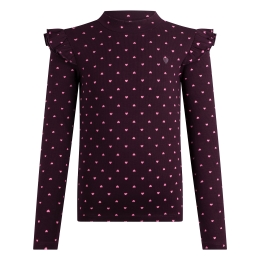 Persival 3310610 W20146 meisjes t-shirts lange mouw Wijnrood