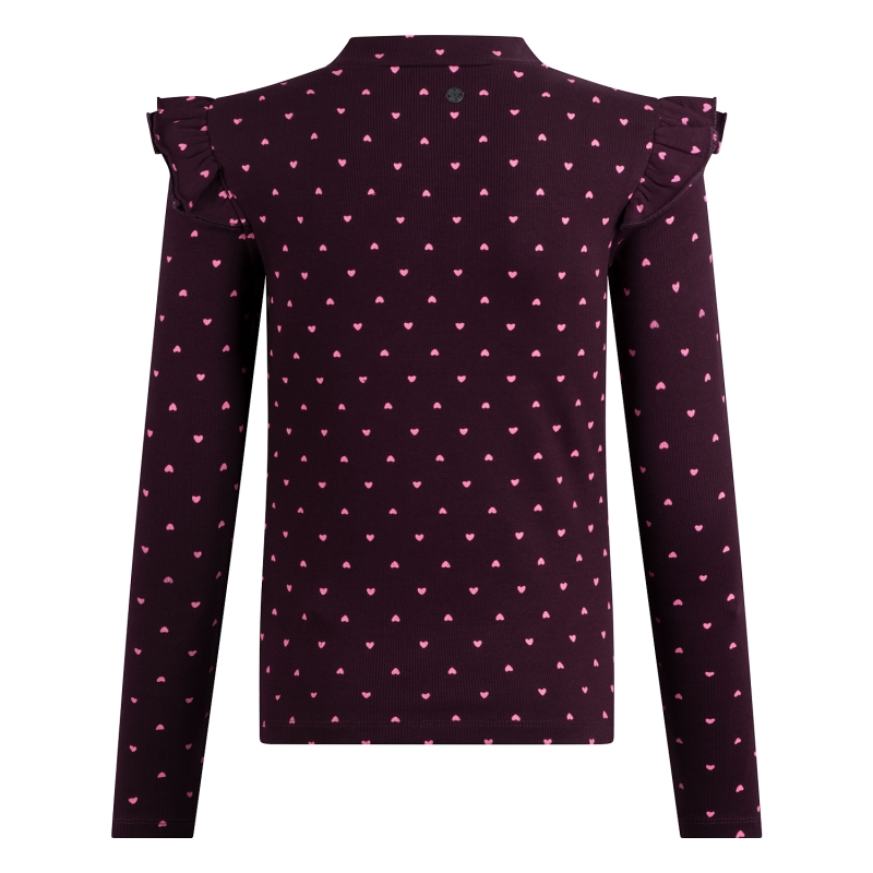 Persival 3310610 W20146 t-shirt lange mouw Wijnrood