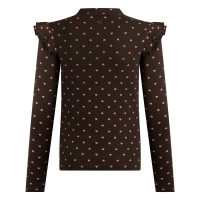 Persival 3310610 W20146 t-shirt lange mouw Bruin donker